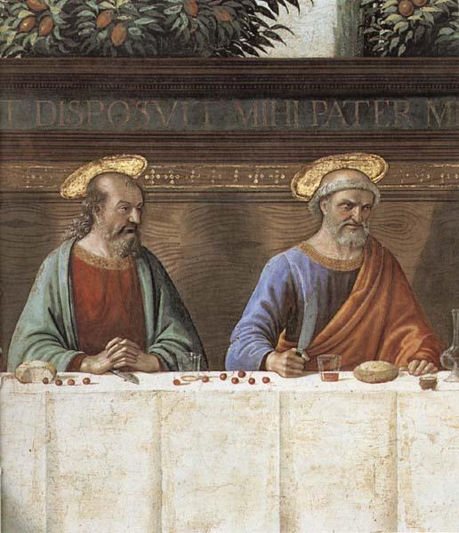 Domenicho Ghirlandaio Details of Abendmahl oil painting image